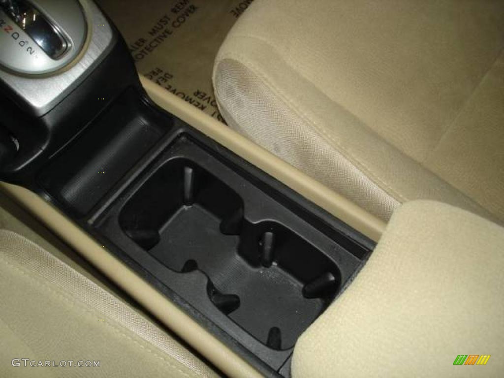 2008 Civic LX Sedan - Borrego Beige Metallic / Ivory photo #27