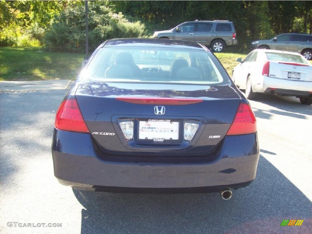 2007 Accord EX Sedan - Royal Blue Pearl / Black photo #25