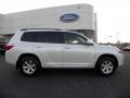 2009 Blizzard White Pearl Toyota Highlander   photo #2