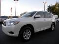 2009 Blizzard White Pearl Toyota Highlander   photo #6
