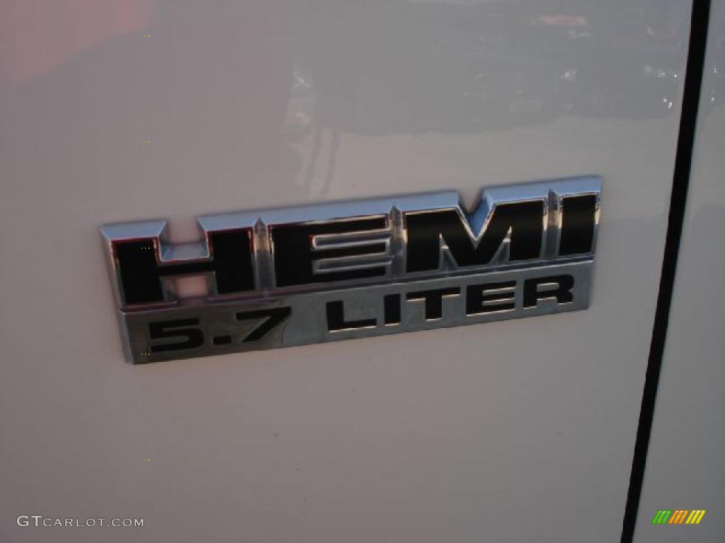 2008 Ram 1500 Big Horn Edition Quad Cab - Bright White / Medium Slate Gray photo #31