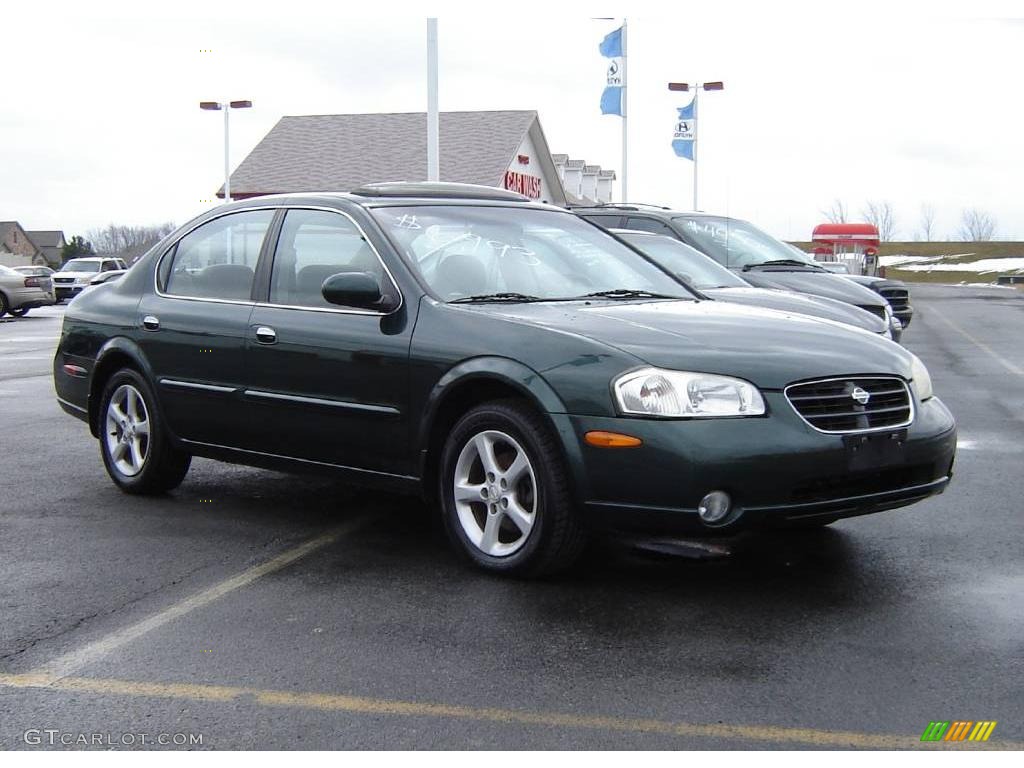 2000 Nissan maxima green #9