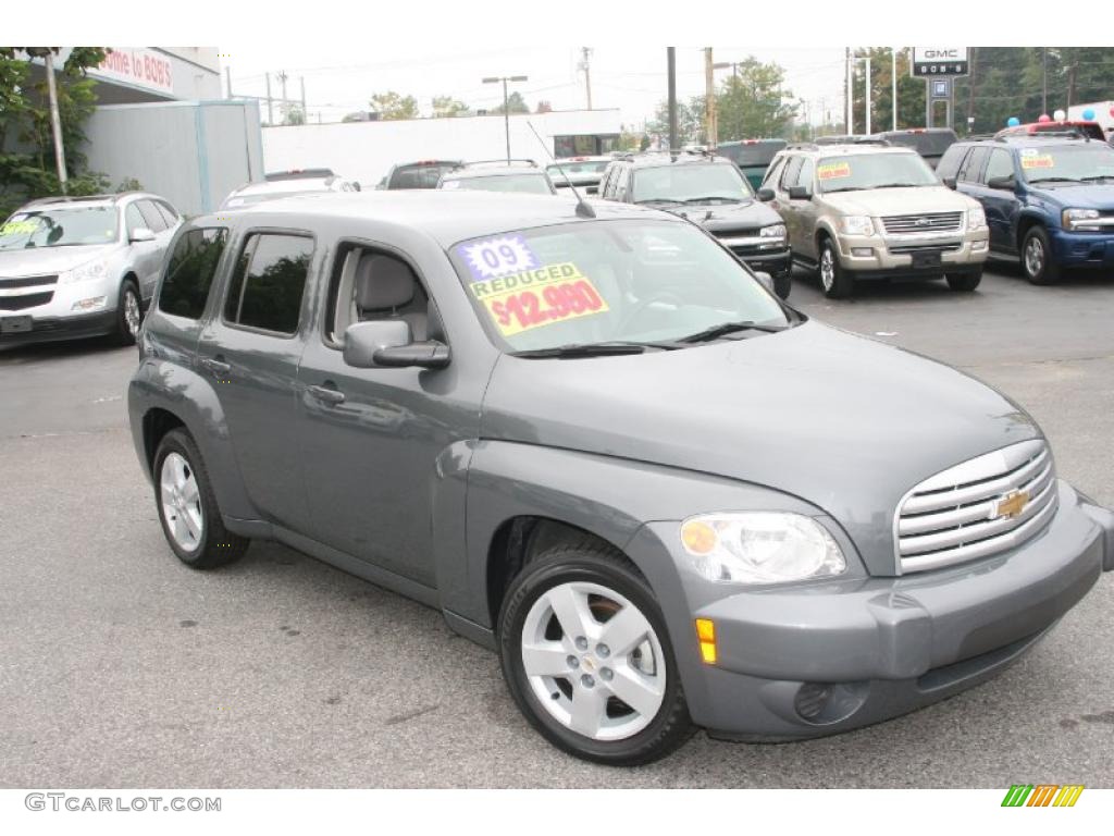 2009 HHR LT - Dark Gray Metallic / Gray photo #3