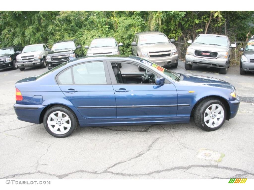 2004 3 Series 325xi Sedan - Mystic Blue Metallic / Black photo #4