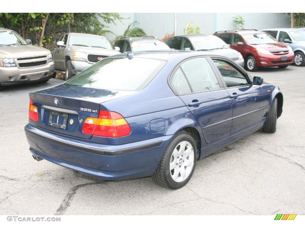 2004 3 Series 325xi Sedan - Mystic Blue Metallic / Black photo #5