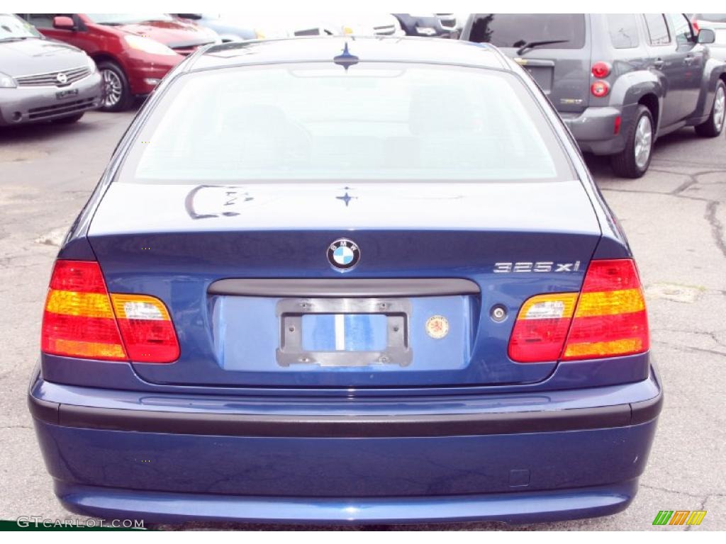 2004 3 Series 325xi Sedan - Mystic Blue Metallic / Black photo #6