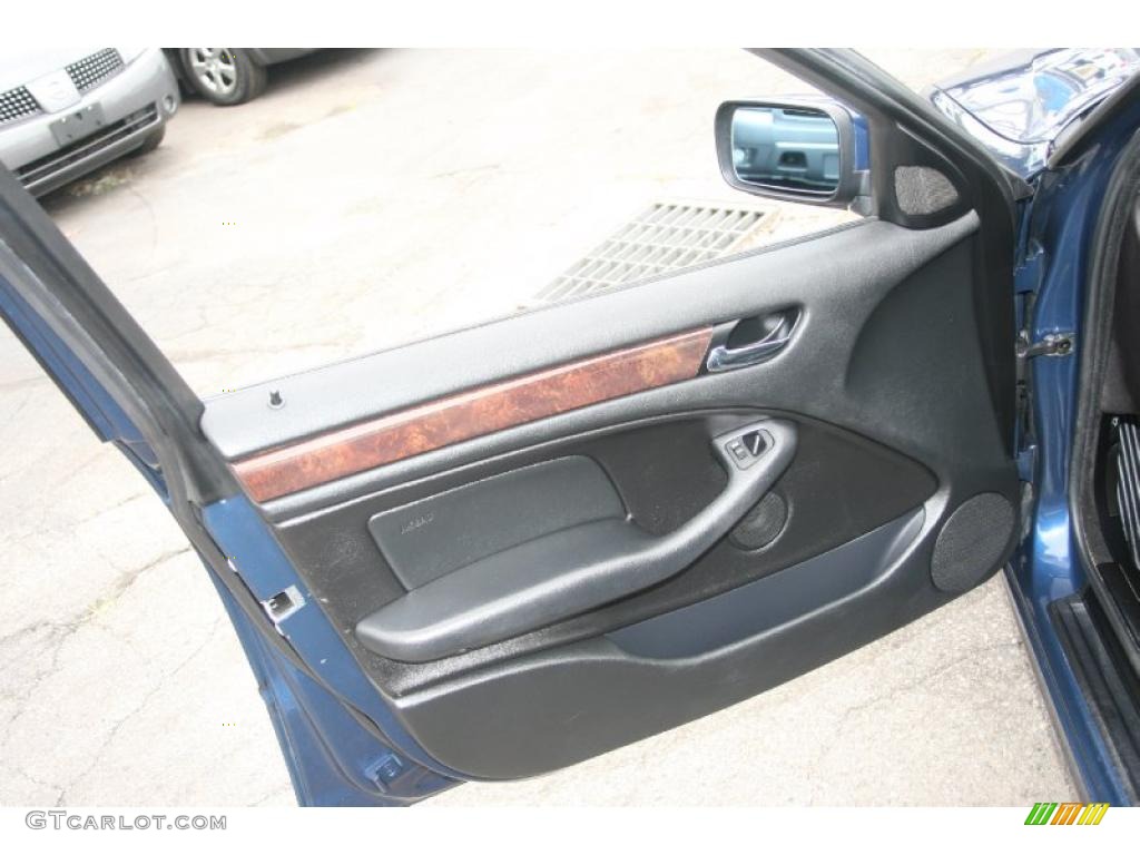 2004 3 Series 325xi Sedan - Mystic Blue Metallic / Black photo #13