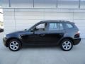 2008 Black Sapphire Metallic BMW X3 3.0si  photo #3