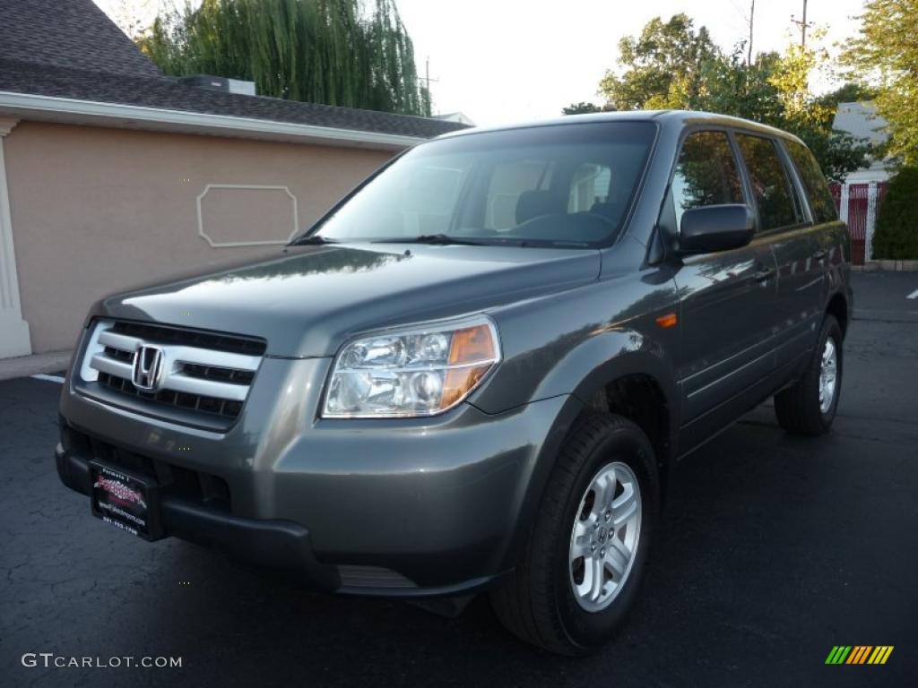 2007 Pilot LX 4WD - Nimbus Gray Metallic / Gray photo #1