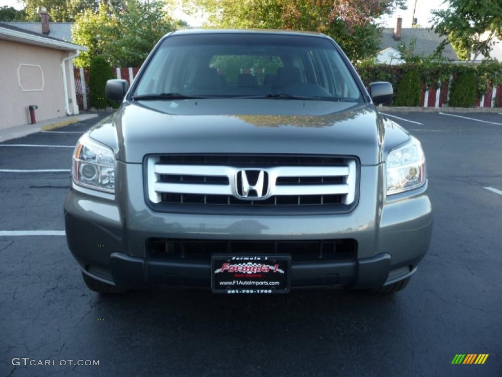 2007 Pilot LX 4WD - Nimbus Gray Metallic / Gray photo #8