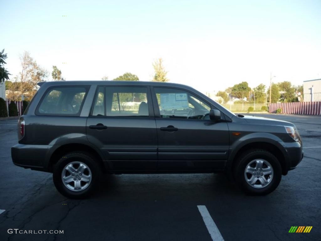 2007 Pilot LX 4WD - Nimbus Gray Metallic / Gray photo #11