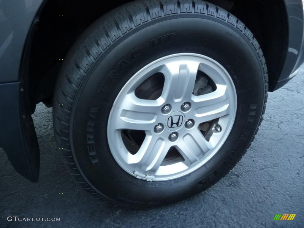 2007 Pilot LX 4WD - Nimbus Gray Metallic / Gray photo #17