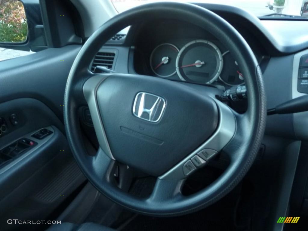 2007 Pilot LX 4WD - Nimbus Gray Metallic / Gray photo #20