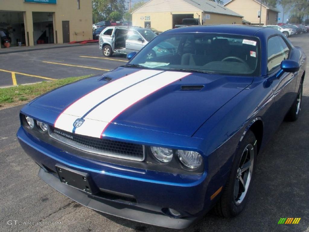 Deep Water Blue Pearl Dodge Challenger