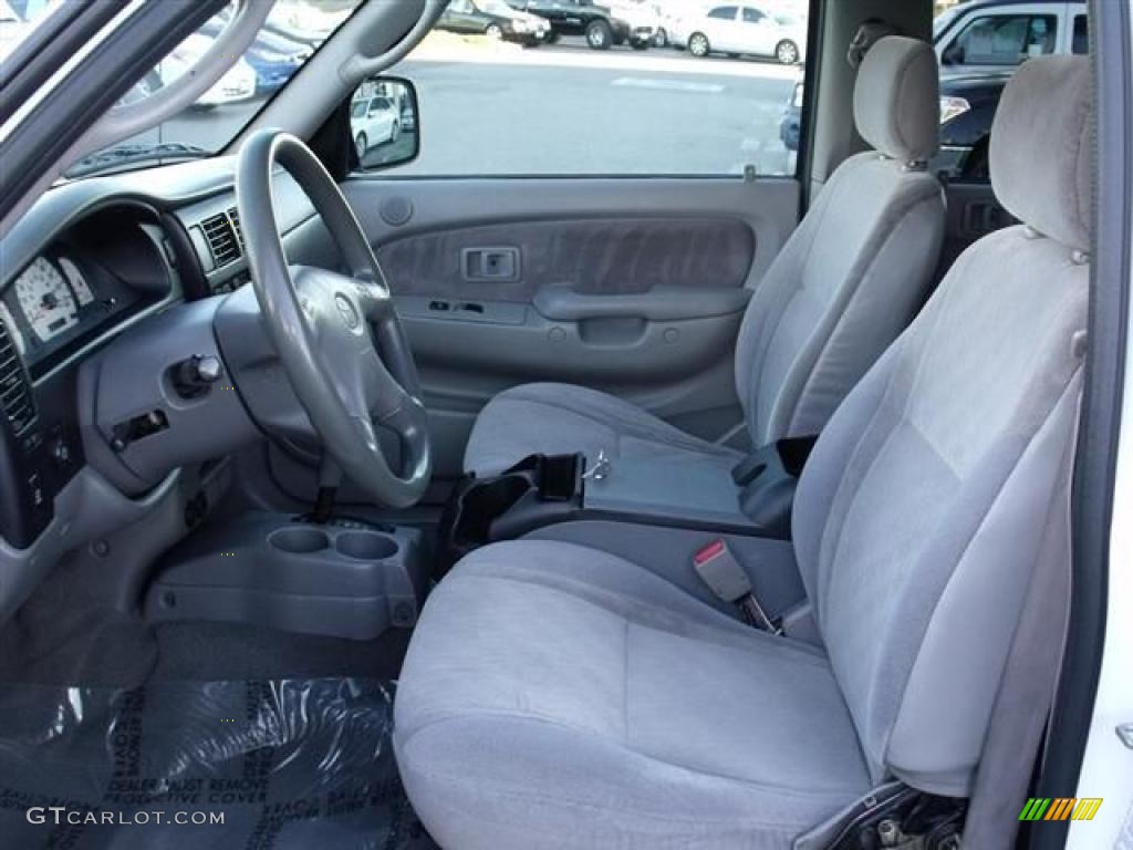 2004 Tacoma V6 PreRunner Double Cab - Super White / Charcoal photo #18