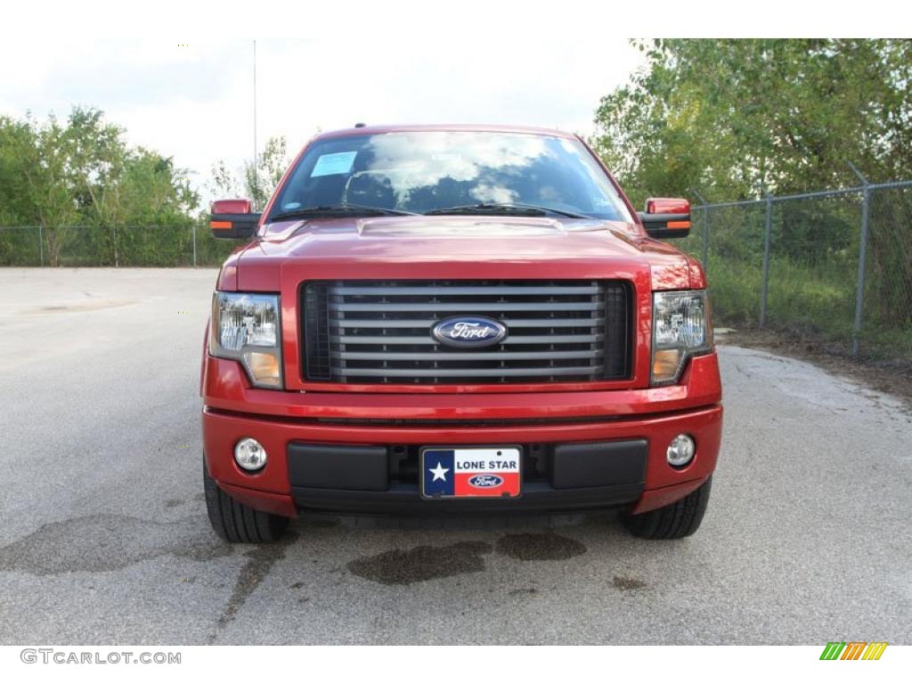 2010 F150 FX2 SuperCrew - Red Candy Metallic / Black photo #9