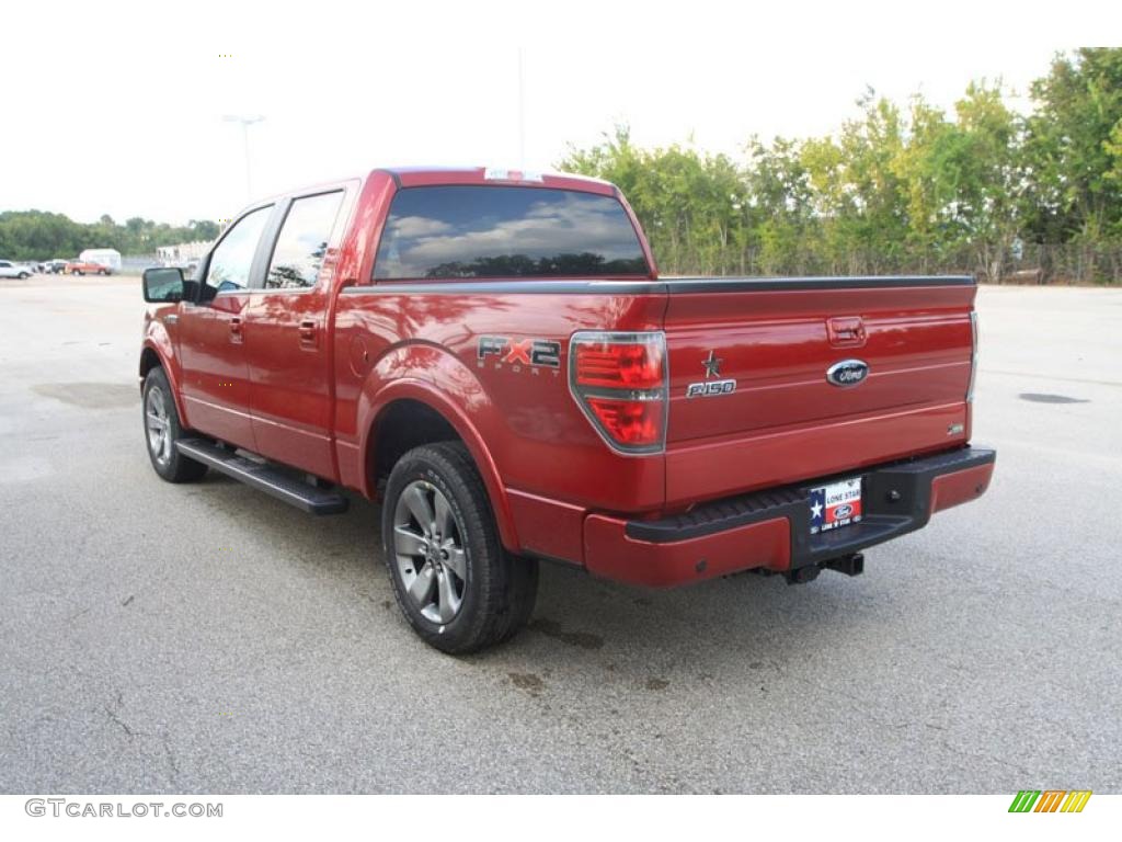 2010 F150 FX2 SuperCrew - Red Candy Metallic / Black photo #12
