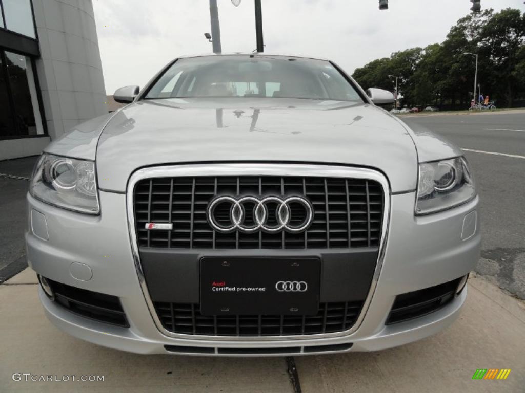 2008 A6 3.2 quattro Sedan - Light Silver Metallic / Black photo #2