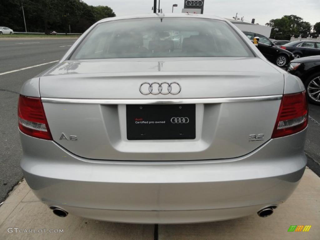 2008 A6 3.2 quattro Sedan - Light Silver Metallic / Black photo #4