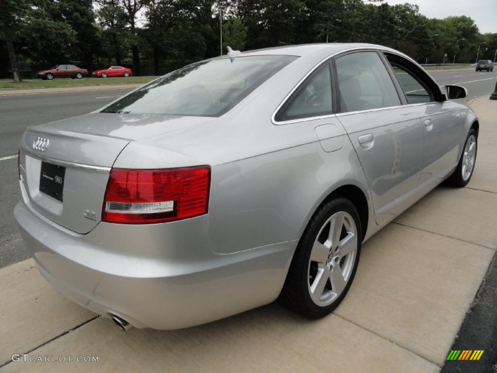 2008 A6 3.2 quattro Sedan - Light Silver Metallic / Black photo #5