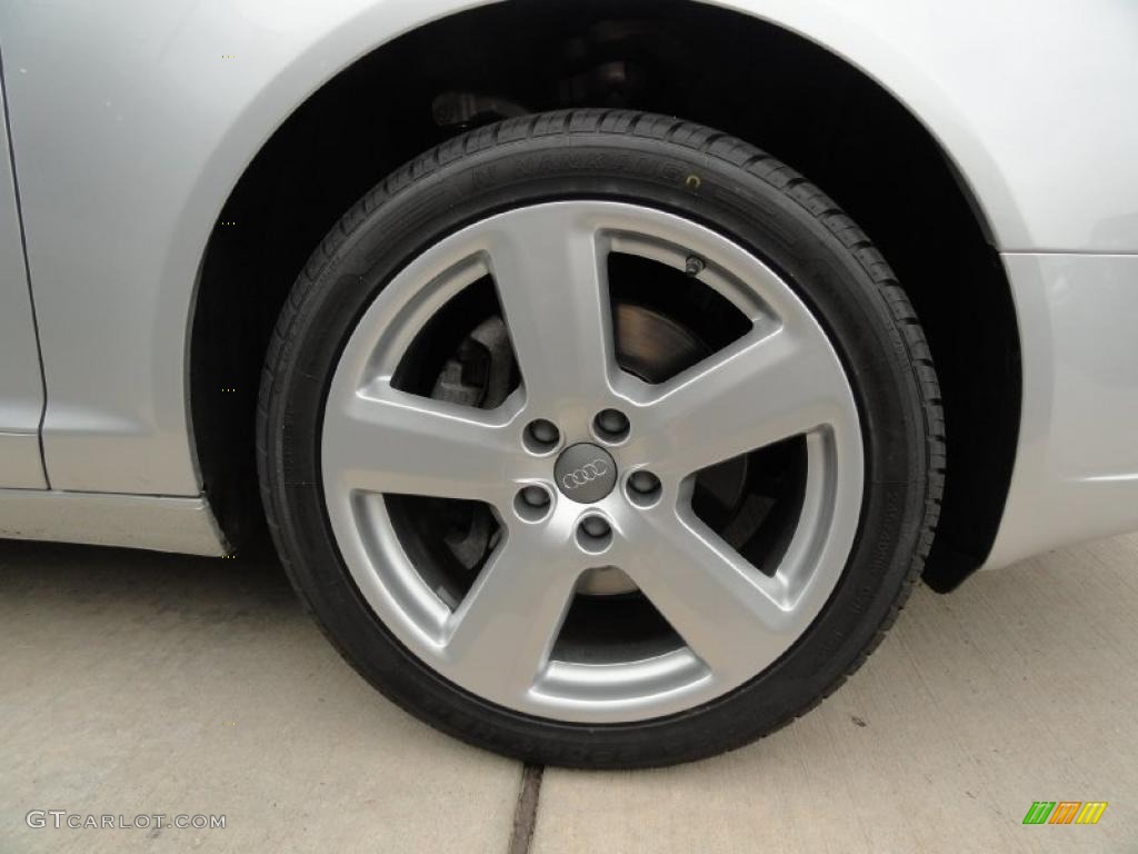 2008 A6 3.2 quattro Sedan - Light Silver Metallic / Black photo #7