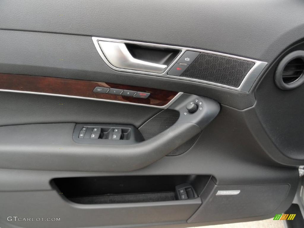 2008 A6 3.2 quattro Sedan - Light Silver Metallic / Black photo #8