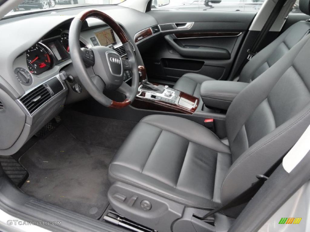 2008 A6 3.2 quattro Sedan - Light Silver Metallic / Black photo #10