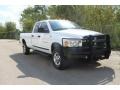 2005 Bright White Dodge Ram 3500 SLT Quad Cab 4x4  photo #1