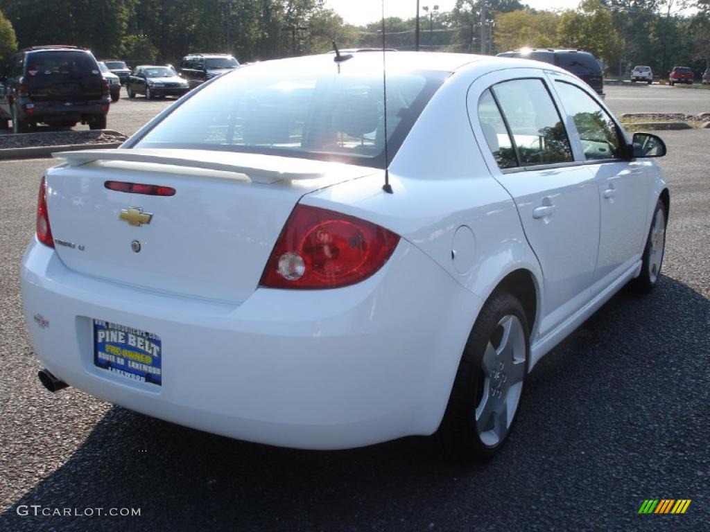 2010 Cobalt LT Sedan - Summit White / Gray photo #4
