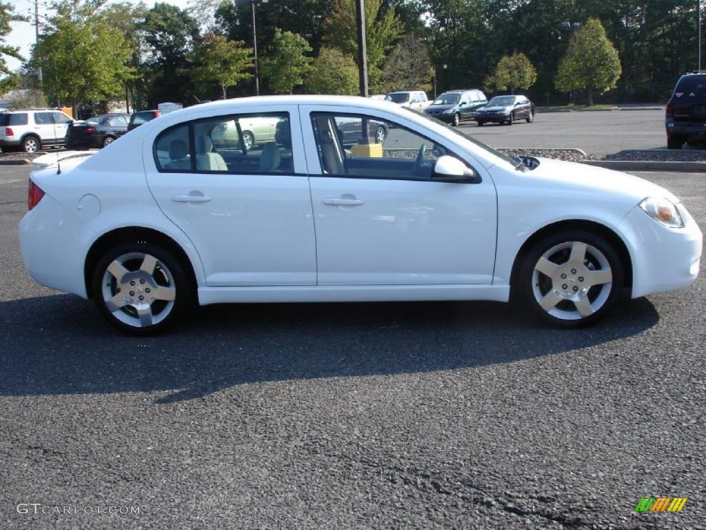 2010 Cobalt LT Sedan - Summit White / Gray photo #7