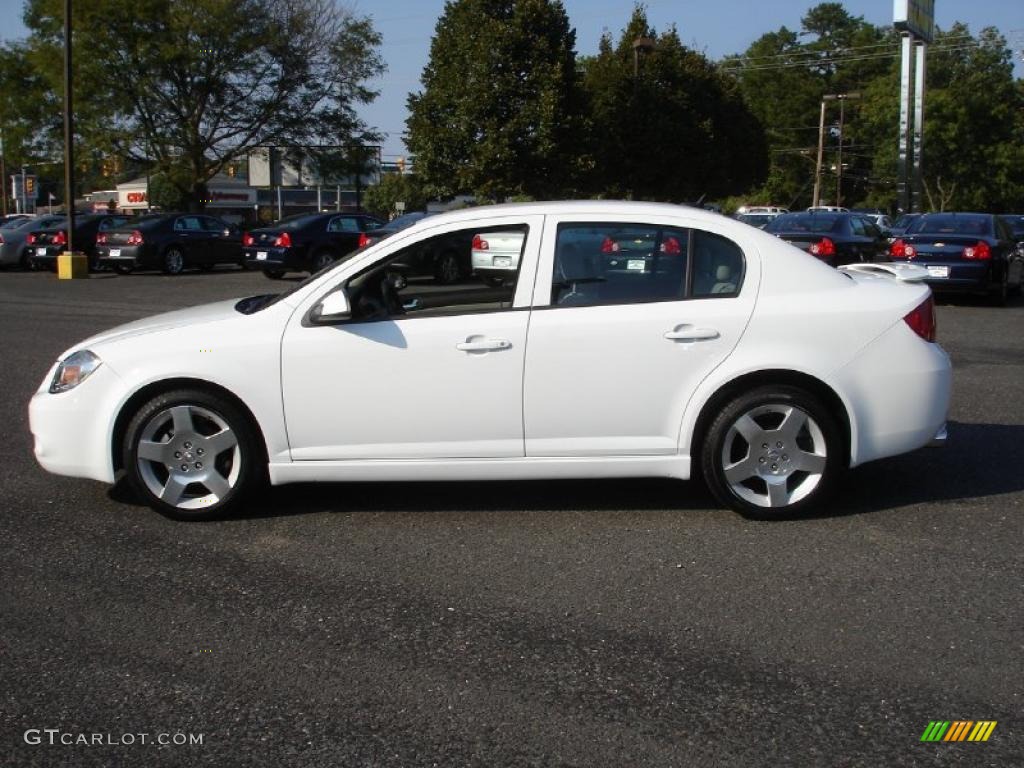 2010 Cobalt LT Sedan - Summit White / Gray photo #9
