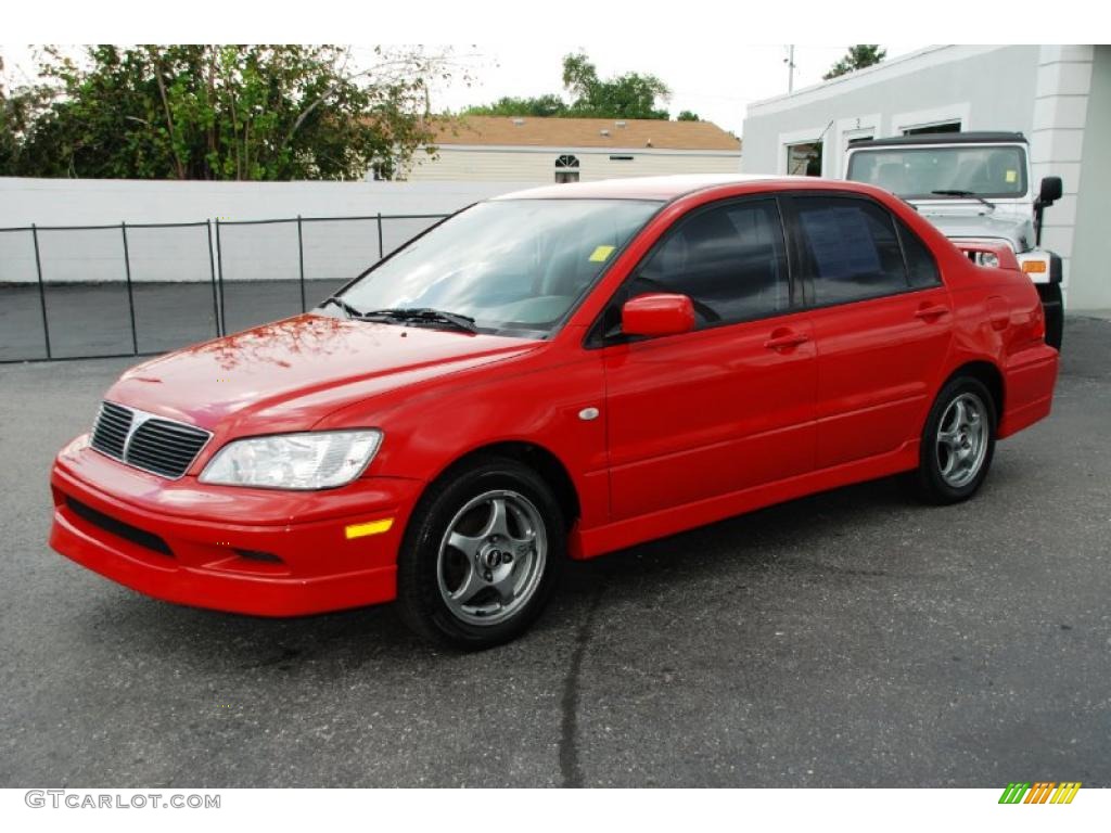 2003 Lancer OZ Rally - Phoenix Red / Black photo #3