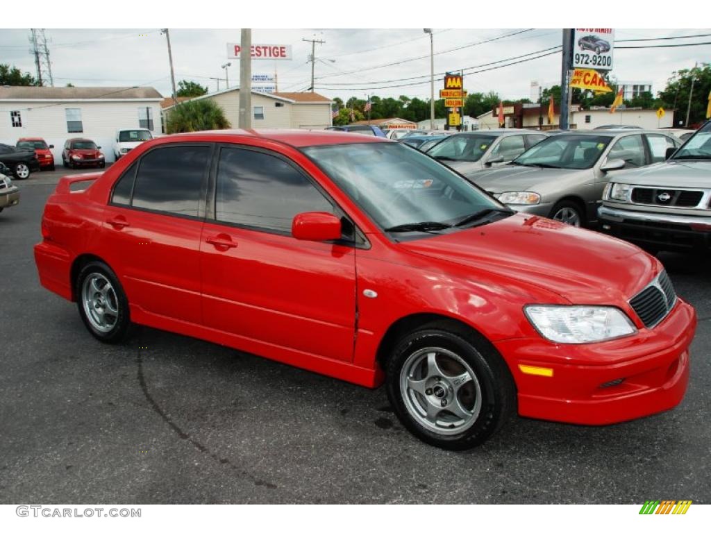 2003 Lancer OZ Rally - Phoenix Red / Black photo #4