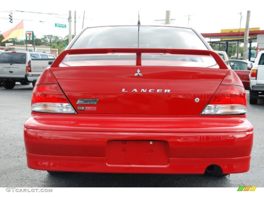2003 Lancer OZ Rally - Phoenix Red / Black photo #10