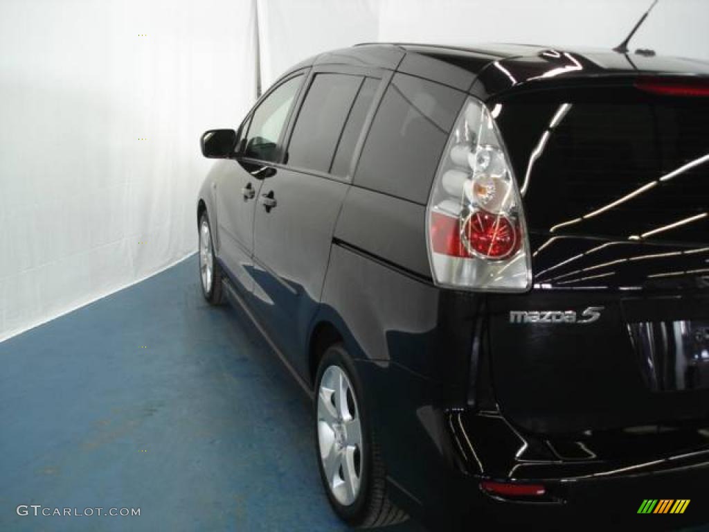 2007 MAZDA5 Sport - Dark Plum Mica / Black photo #33