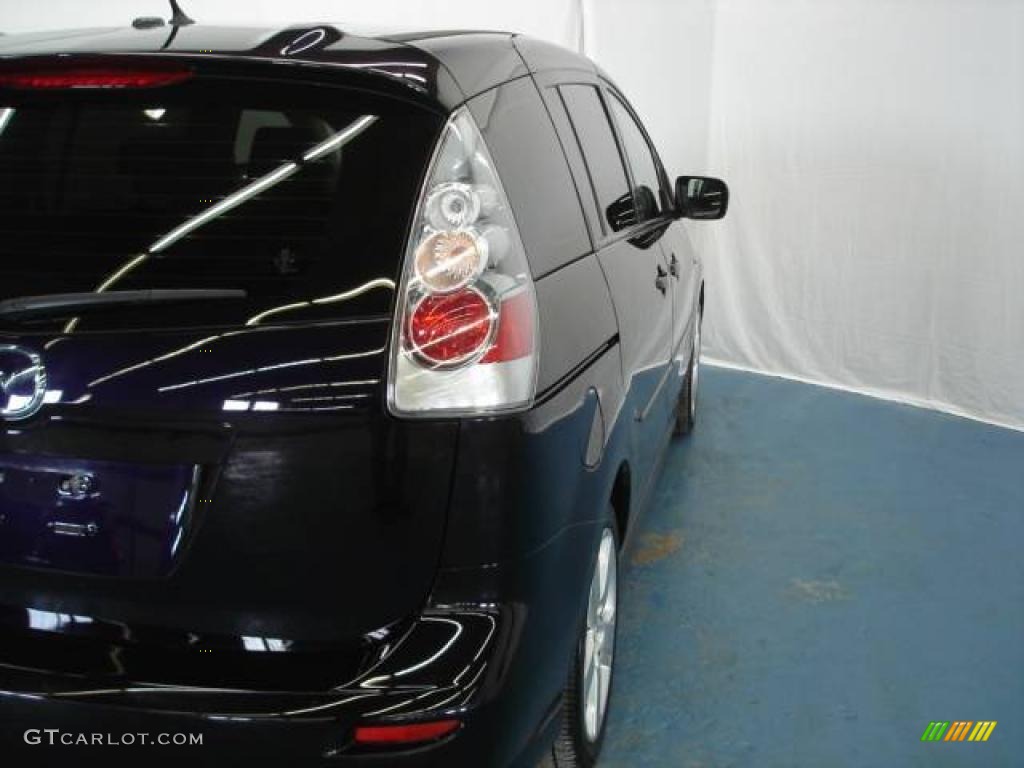 2007 MAZDA5 Sport - Dark Plum Mica / Black photo #34