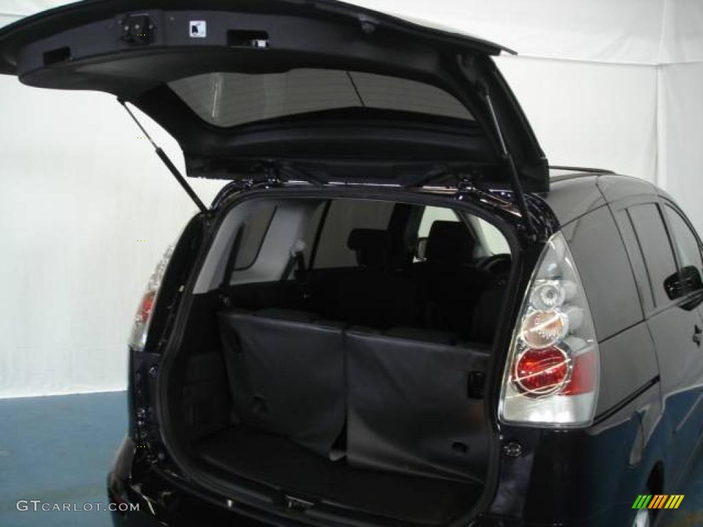 2007 MAZDA5 Sport - Dark Plum Mica / Black photo #38