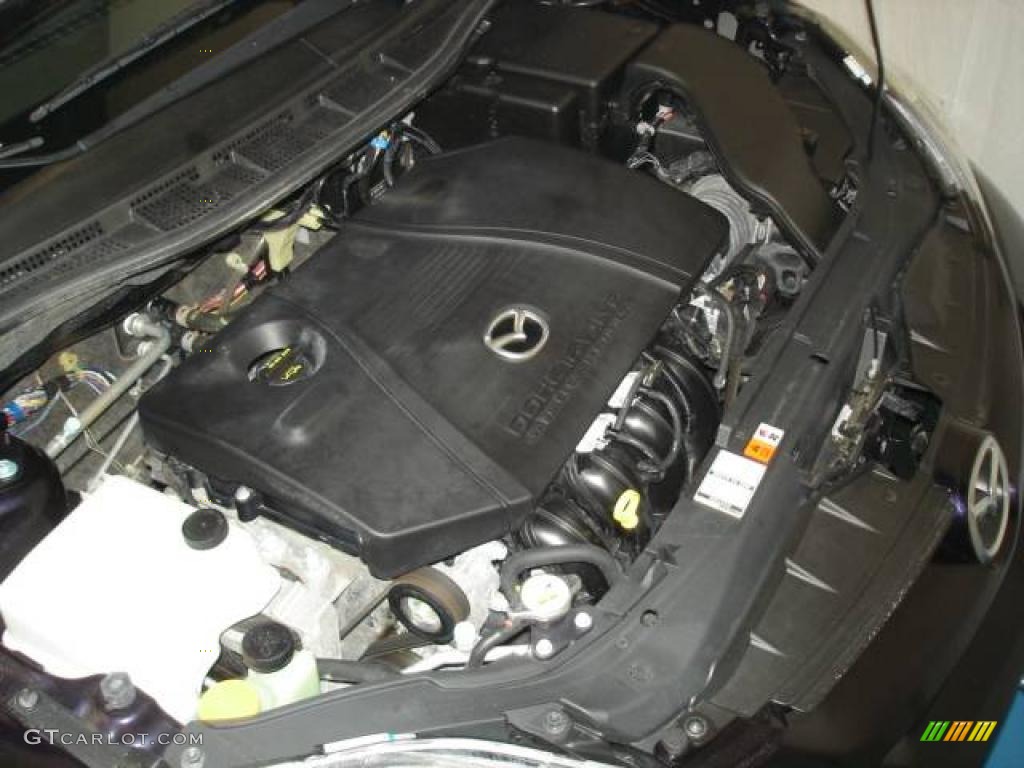 2007 MAZDA5 Sport - Dark Plum Mica / Black photo #46