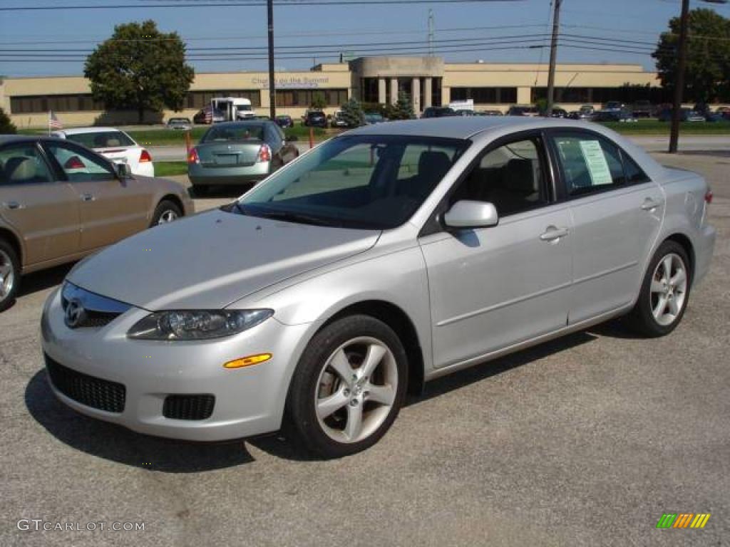 2006 MAZDA6 s Sedan - Glacier Silver Metallic / Gray photo #1