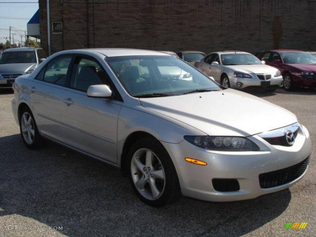 2006 MAZDA6 s Sedan - Glacier Silver Metallic / Gray photo #3