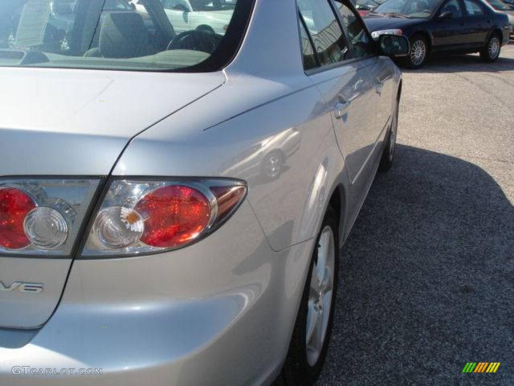 2006 MAZDA6 s Sedan - Glacier Silver Metallic / Gray photo #4