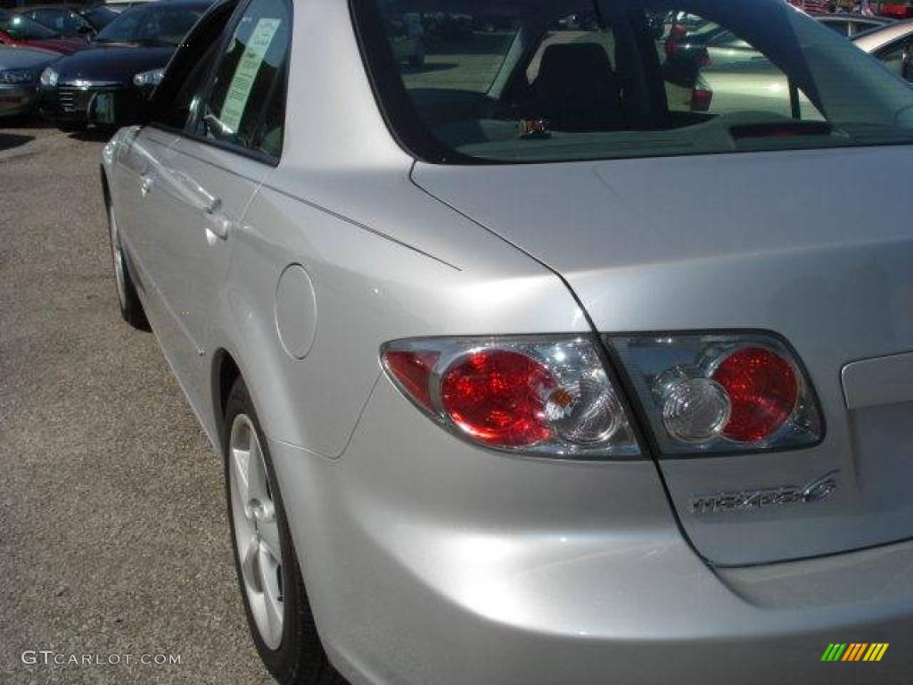 2006 MAZDA6 s Sedan - Glacier Silver Metallic / Gray photo #5