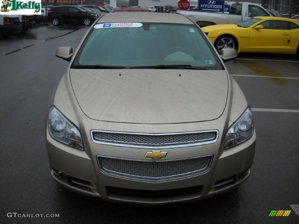 2008 Malibu LTZ Sedan - Sandstone Metallic / Cocoa/Cashmere Beige photo #15