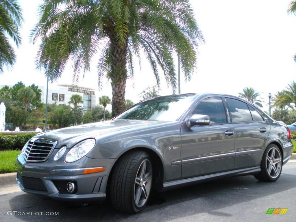 2008 E 63 AMG Sedan - Flint Grey Metallic / Ash photo #2