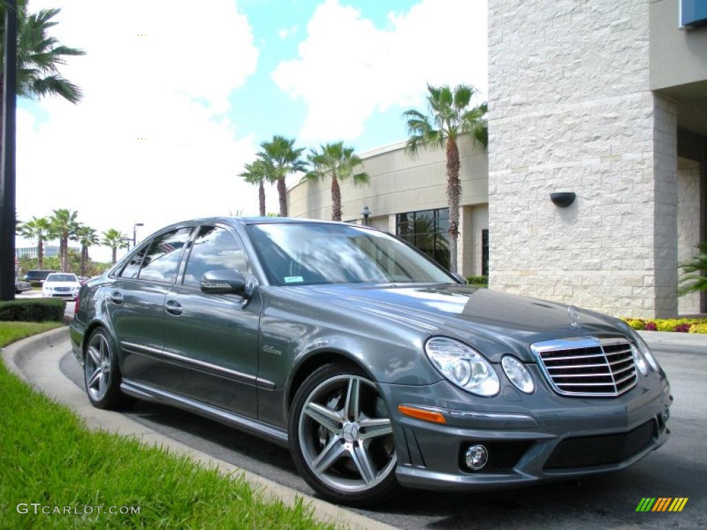 2008 E 63 AMG Sedan - Flint Grey Metallic / Ash photo #4