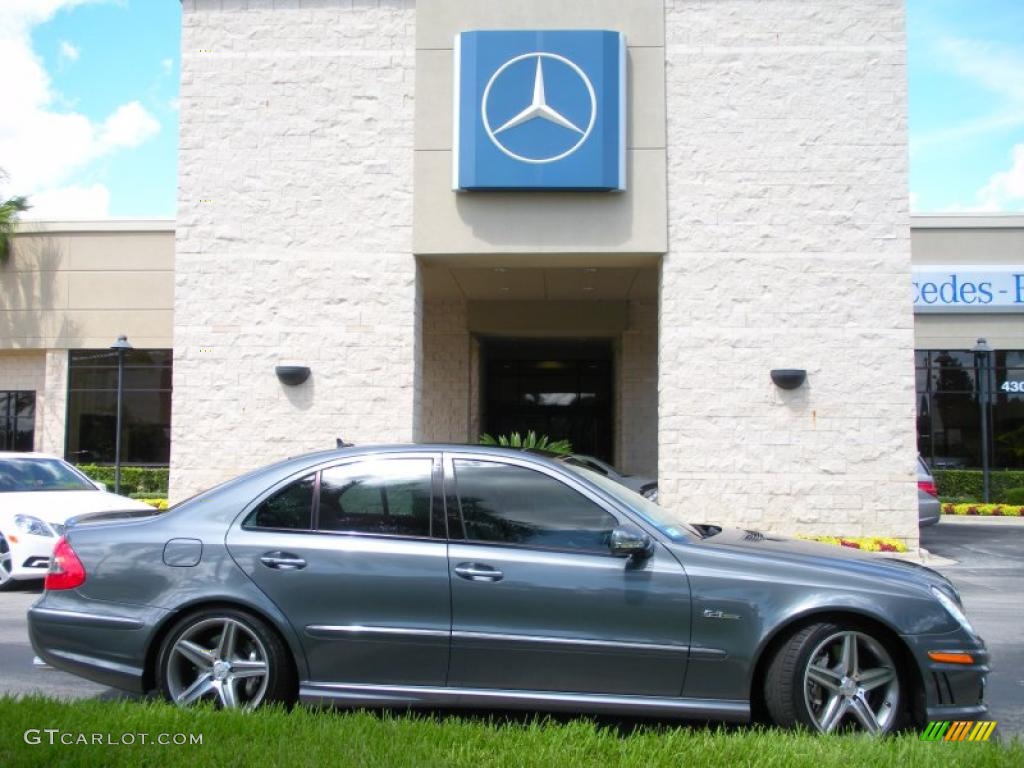 2008 E 63 AMG Sedan - Flint Grey Metallic / Ash photo #5