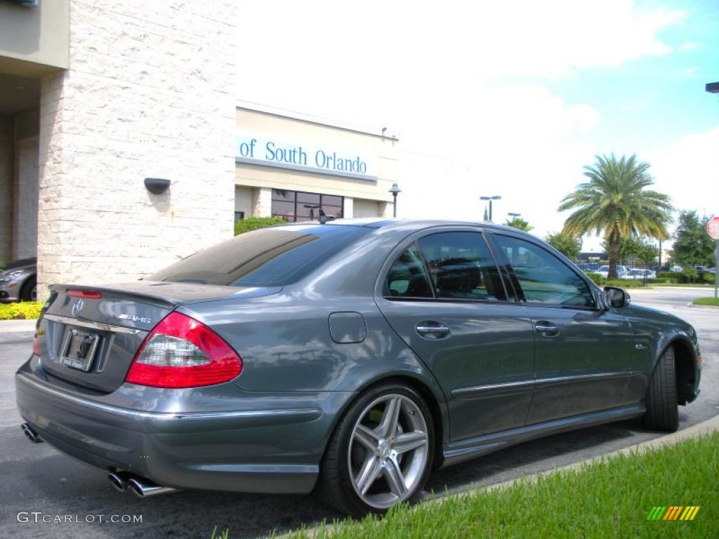 2008 E 63 AMG Sedan - Flint Grey Metallic / Ash photo #6