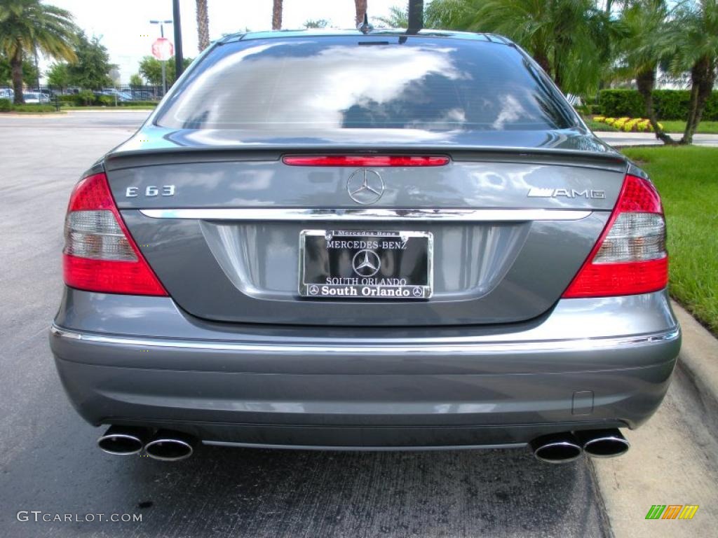 2008 E 63 AMG Sedan - Flint Grey Metallic / Ash photo #7