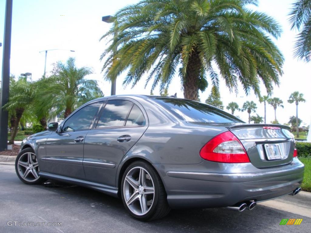 2008 E 63 AMG Sedan - Flint Grey Metallic / Ash photo #8