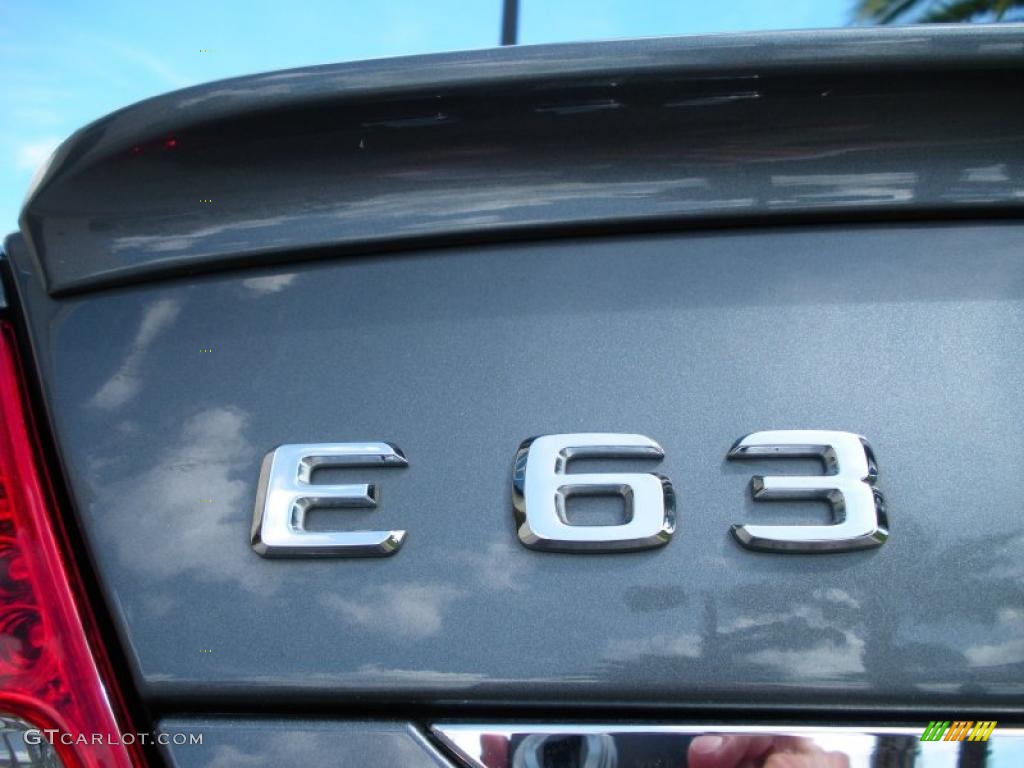 2008 E 63 AMG Sedan - Flint Grey Metallic / Ash photo #9